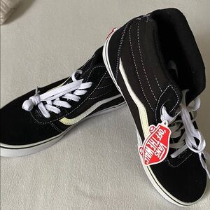 Vans Classic Black and White High-Tops